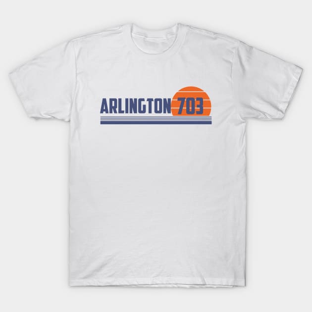 703 Arlington Virginia Area Code T-Shirt by Eureka Shirts